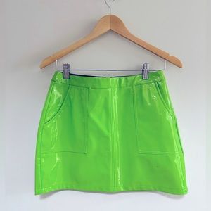 Horoscopez - Dollskill Green Latex skirt